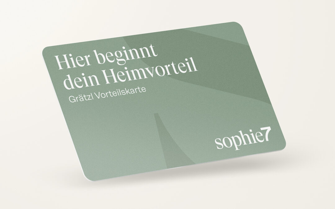 Die sophie7 Grätzlkarte – Ihr Vorteil in der Nachbarschaft